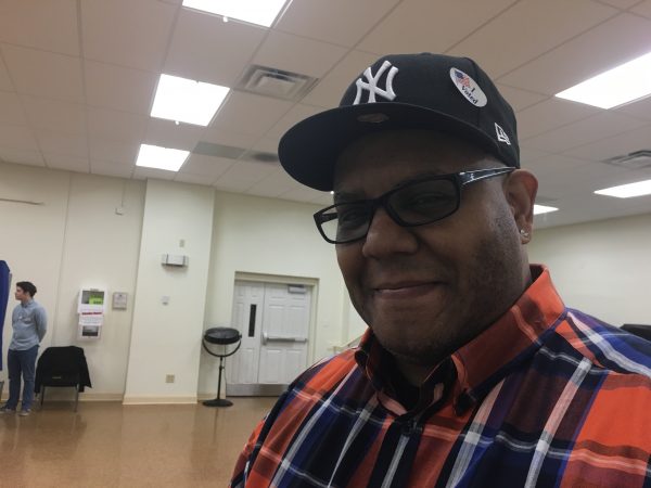 Jose Young wants to vote so “people from other countries stop laughing at us.” He didn’t say who he voted for, but did say it was time to start unifying the country. (Taylor Allen/WHYY)
