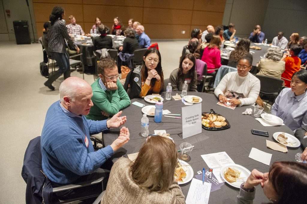 ON TABLE 2018-11 A diverse group of Philadelphians from many parts of the city came together at WHYY to discuss a range of social issues. (Jonathan Wilson for WHYY)