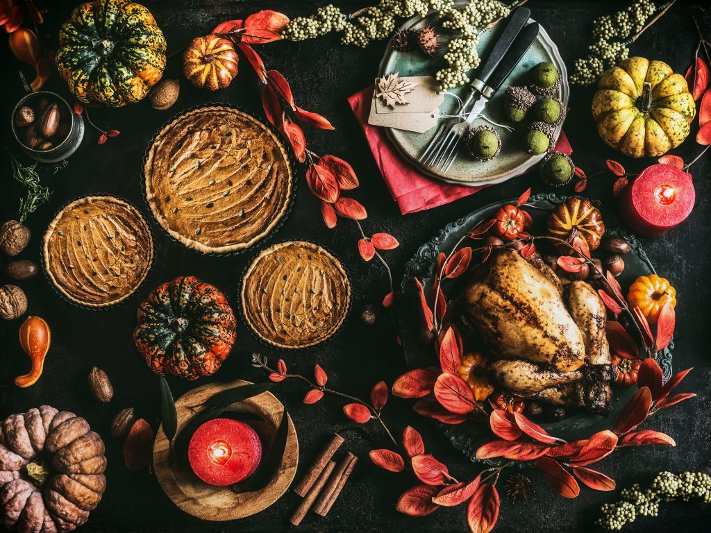 Thanksgiving day spread. Thanksgiving day spread. (Vicuschka/Getty Images)