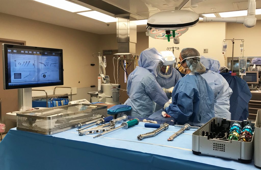 Ochsner Baptist Hospital in New Orleans hasn’t needed device reps’ help since it started using technology from a company called Sight Medical that handles inventory management. Ochsner Baptist Hospital in New Orleans hasn't needed device reps' help since it started using technology from a company called Sight Medical that handles inventory management.
(Courtesy of Sight Medical)