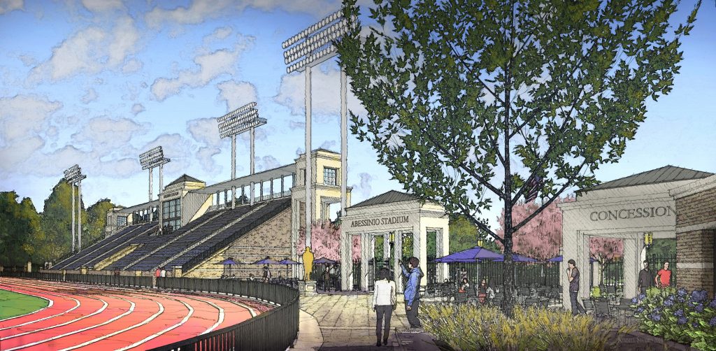 02 Abessinio Stadium Salesianum School received $16 million to upgrade Baynard Stadium. (Courtesy of Salesianum School)