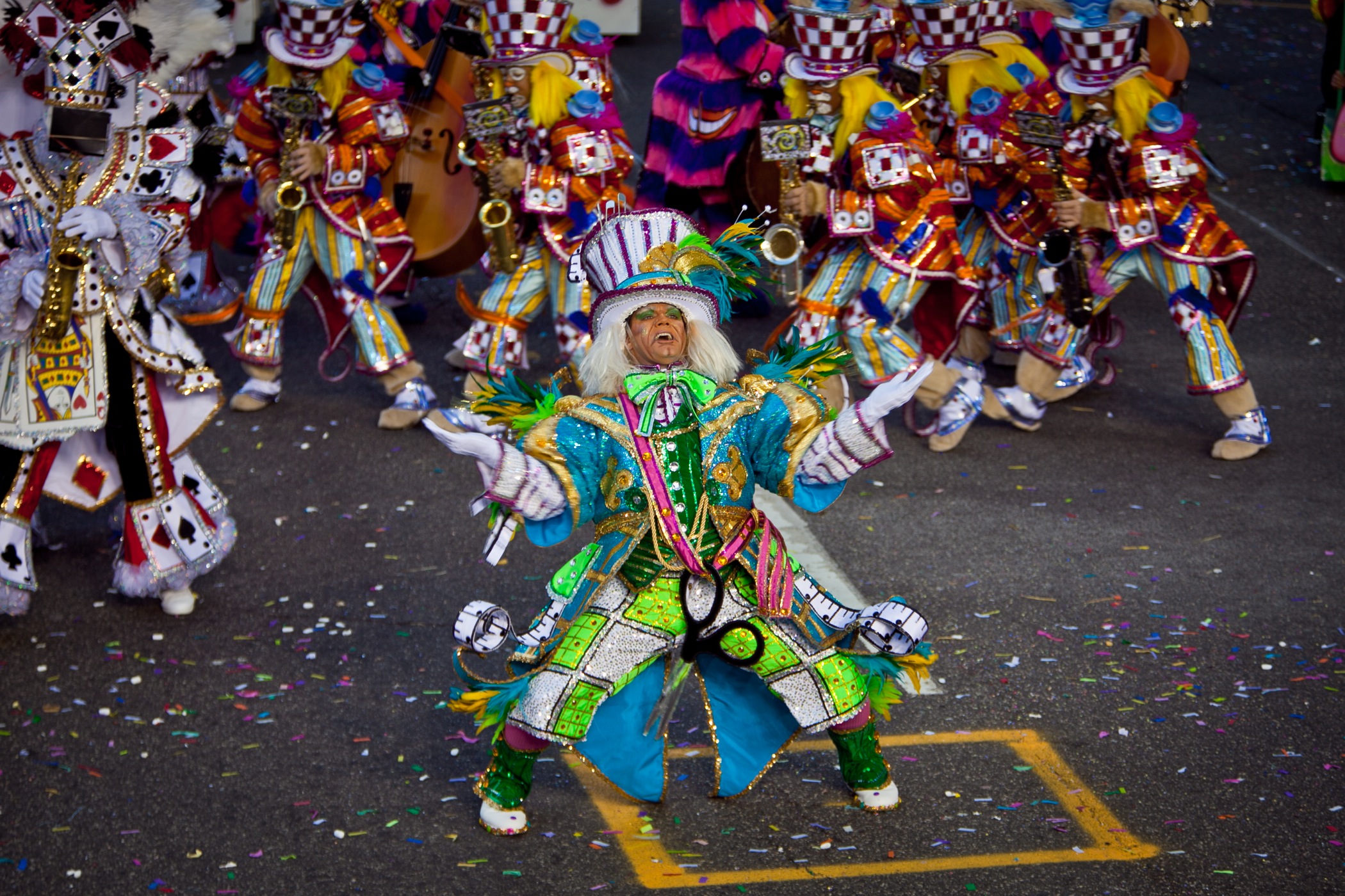 The Avalon String Band performs in the 2012 Mummers Parade.