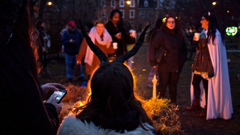 Spirits gather at Liberty Lands Park. (Kimberly Paynter/WHYY)