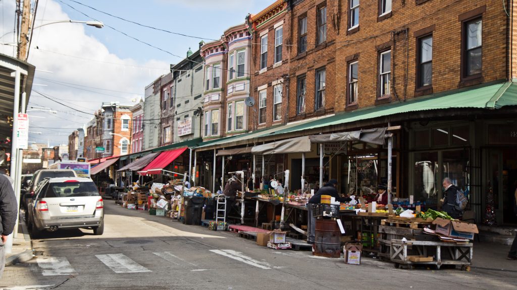 Philadelphia’s iconic Italian Market. (Kimberly Paynter/WHYY) Philly's Italian Market