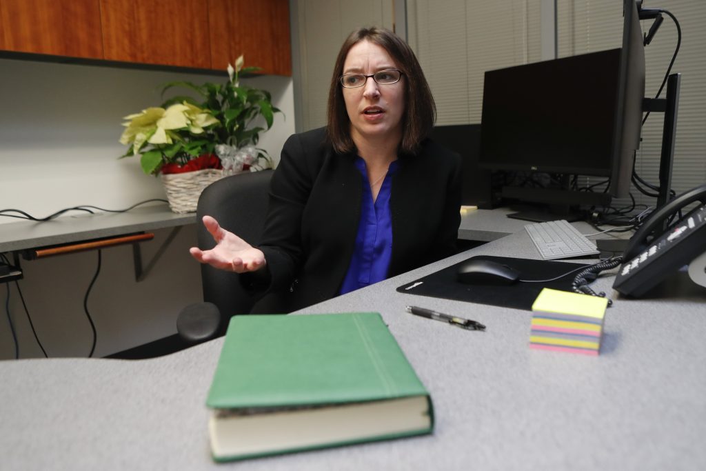 Lindsey Williams Pennsylvania state Sen.-elect Lindsey Williams will be sworn in to office Tuesday. (AP Photo/Keith Srakocic)