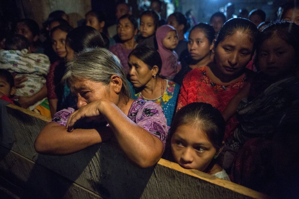 Guatemala Child Dead Border Patrol Elvira Choc grieves as she attends a memorial service for her 7-year-old granddaughter Jakelin Caal Maquin, in San Antonio Secortez, Guatemala, Monday, Dec. 24, 2018. The body of the 7-year-old girl who died while in the custody of the U.S. Border Patrol was handed over to family members in her native Guatemala on Monday for a last goodbye. (Oliver de Ros/AP Photo)