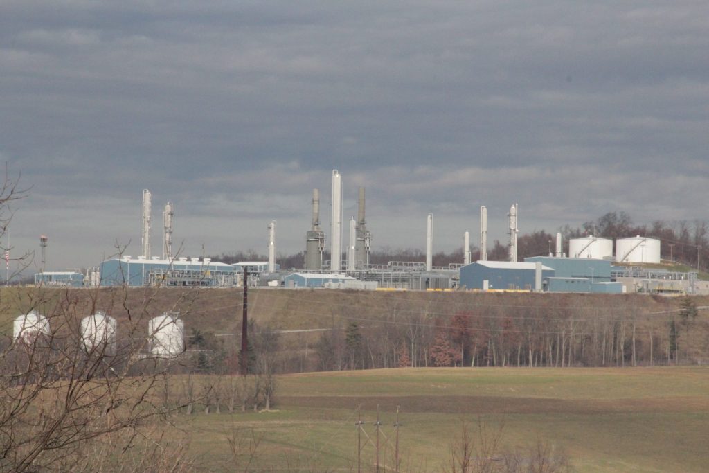 IMG_0767-1920×1280 MarkWest's Houston gas processing plant in Washington County, Pa. (Reid R. Frazier/StateImpact Pennsylvania)