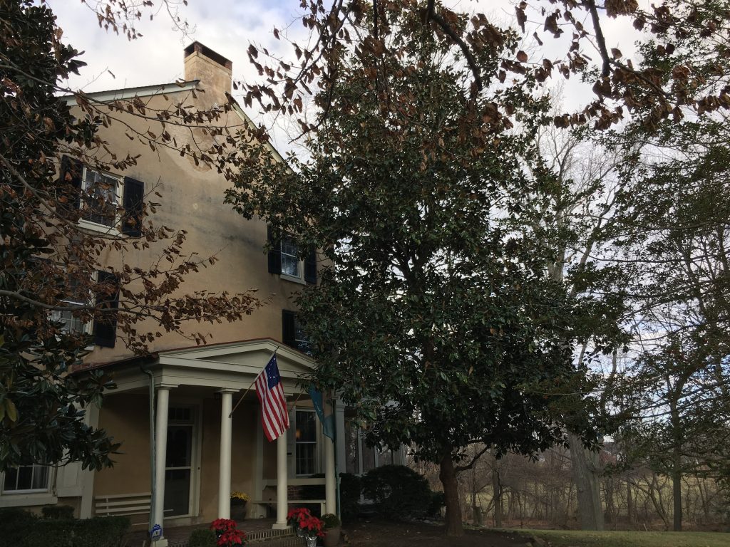 The Cooch family home was built in 1760 and once housed British General Cornwallis following a battle in 1777. (Mark Eichmann/WHYY)