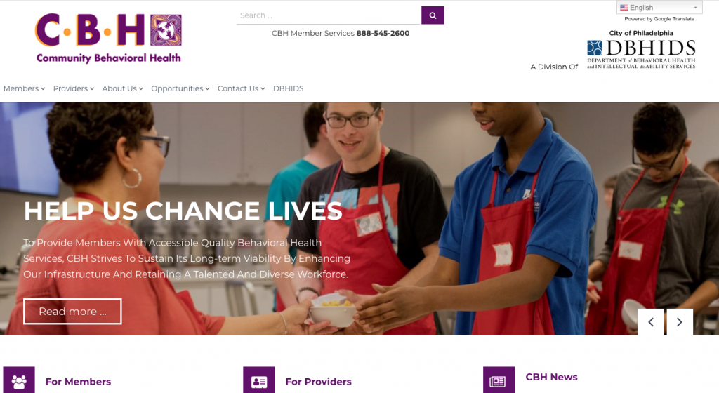 Screen Shot 2018-12-07 at 3.19.08 PM Philadelphia's Department of Behavioral Health has launched a new website (www.cbhphilly.org)