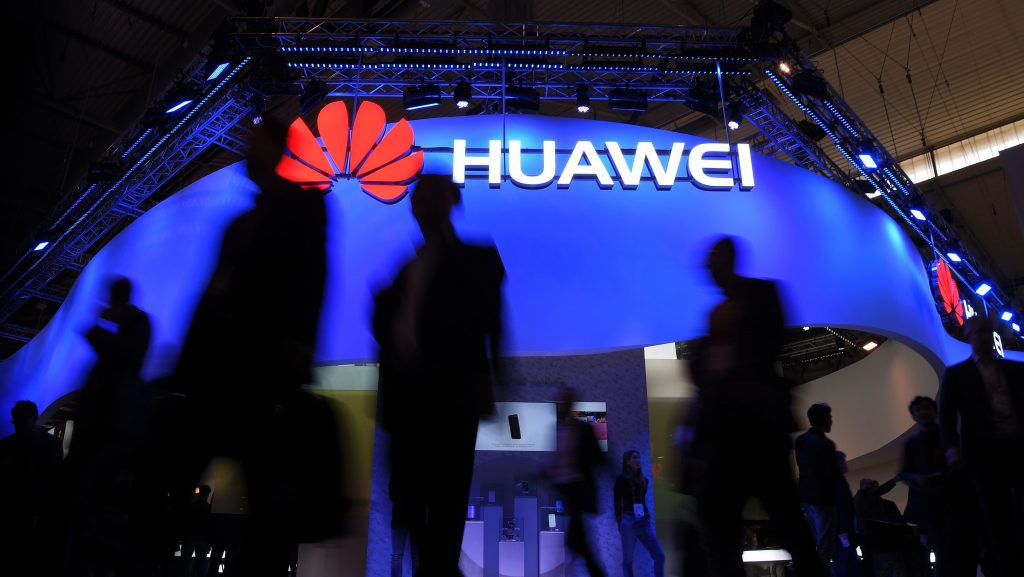 Visitors pass a Huawei marquee in Barcelona during the Mobile World Congress last year. The daughter of the Chinese telecommunications giant’s founder was arrested Saturday in Canada on U.S. request, in a move that threatens to inflame U.S.-China trade tensions. Visitors pass a Huawei marquee in Barcelona during the Mobile World Congress last year. The daughter of the Chinese telecommunications giant's founder was arrested Saturday in Canada on U.S. request, in a move that threatens to inflame U.S.-China trade tensions. (Lluis Gene/AFP/Getty Images)