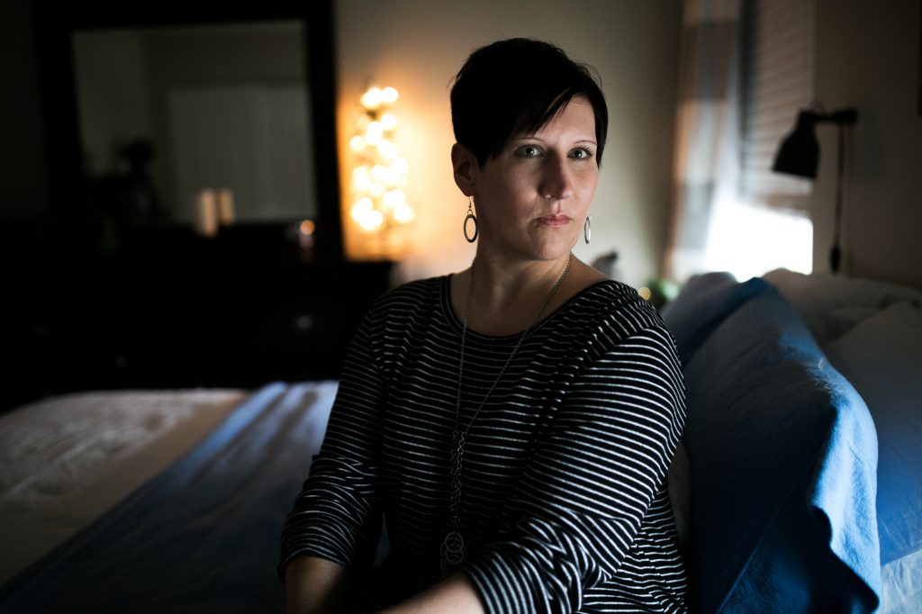 Angela Lautner who lives in Elsmere, Ky. has Type 1 diabetes and is an advocate for affordable insulin. Angela Lautner who lives in Elsmere, Ky. has Type 1 diabetes and is an advocate for affordable insulin. (Maddie McGarvey for NPR)