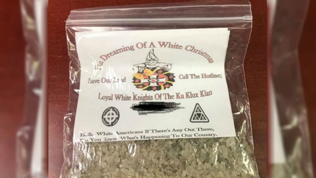 kkk flier KKK recruitment fliers were recently found in parts of southern Delaware. (Courtesy the Harrington Police Department)