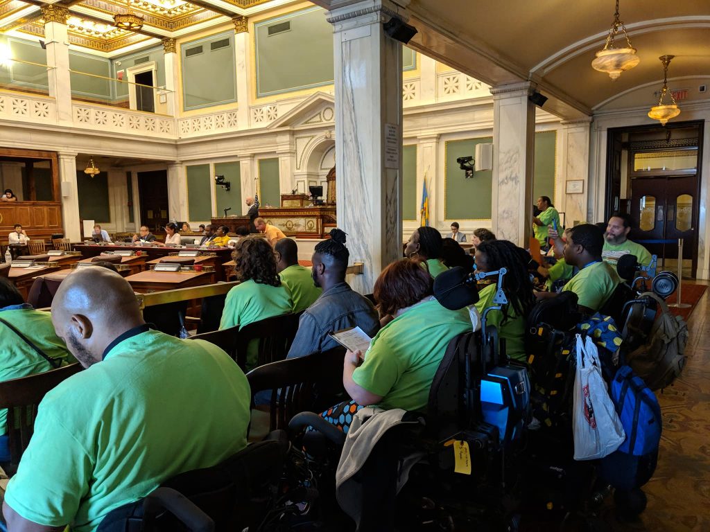representatives-of-the-philadelphia-coalition-for-affordable-communities-packed-a-sept-26-city-council-hearing.original Representatives of the Philadelphia Coalition for Affordable Communities packed a Sept. 26 City Council hearing. (Shaylin Sluzalis via Twitter)