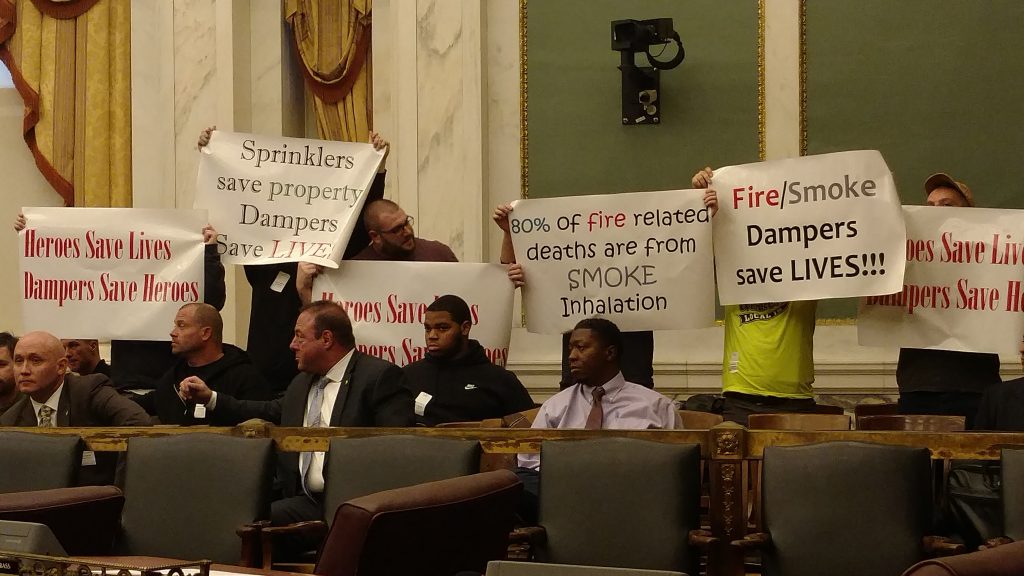 sheet-metal-workers-protest-in-council.original Sheet Metal Workers protest in Council (Jake Blumgart/WHYY)