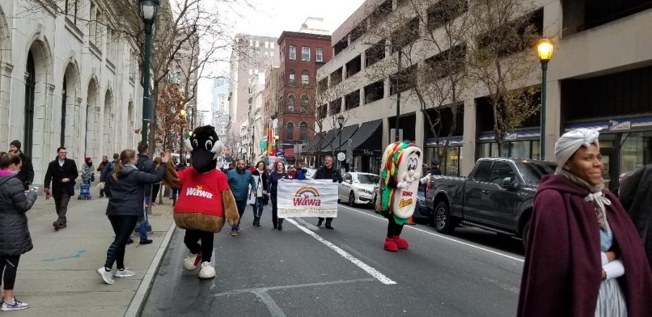 Wawa mascot among those at store opening with 