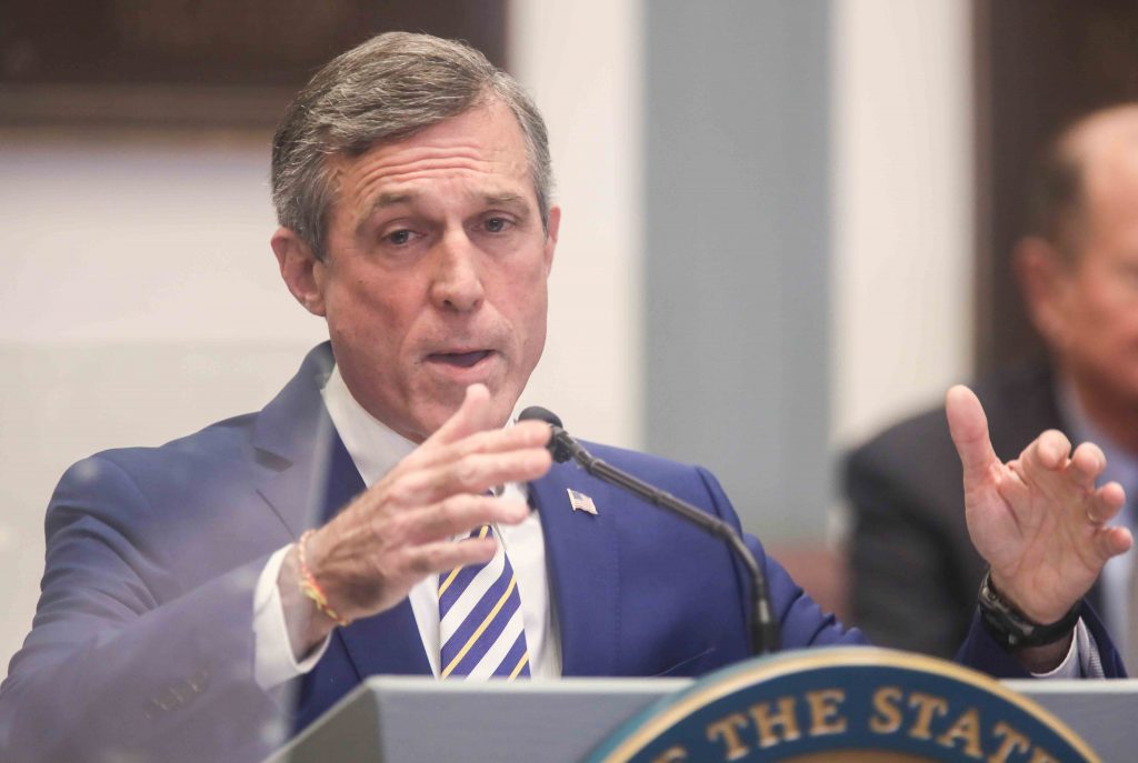 Delaware Governor John Carney delivers Third State of the State Address, House Chambers Delaware Governor John Carney (Saquan Stimpson for WHYY)