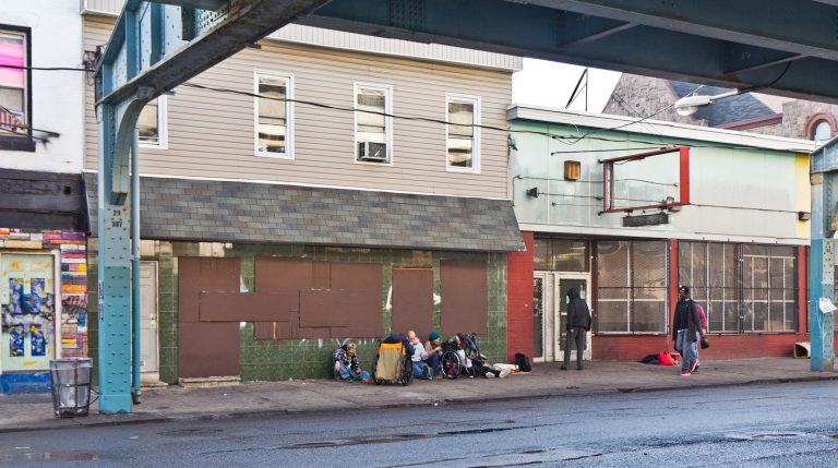 Philadelphia's Kensington neighborhood has been called “ground zero” in the battle against opioid addiction. (Kimberly Paynter/WHYY)