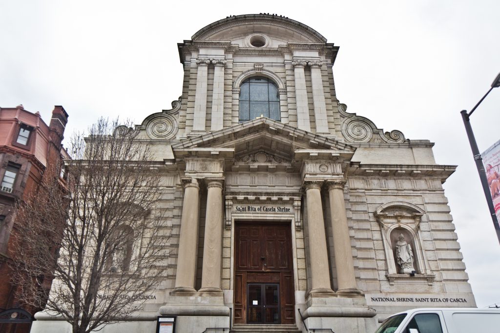 2019 01 16 kpaynter national shrine of st. rita-2(2) The National Shrine of St. Rita of Cascia on Broad Street in South Philadelphia. (Kimberly Paynter/WHYY)