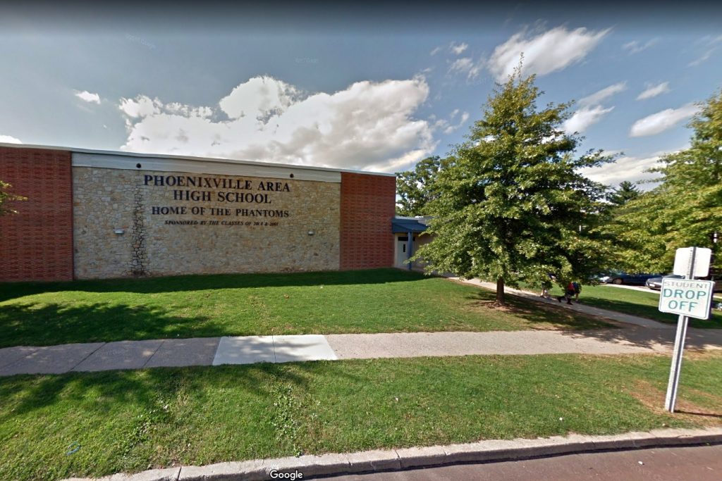 2019 01 22-google maps-phoenixville area high school Phoenixville Area High School (Google Maps)