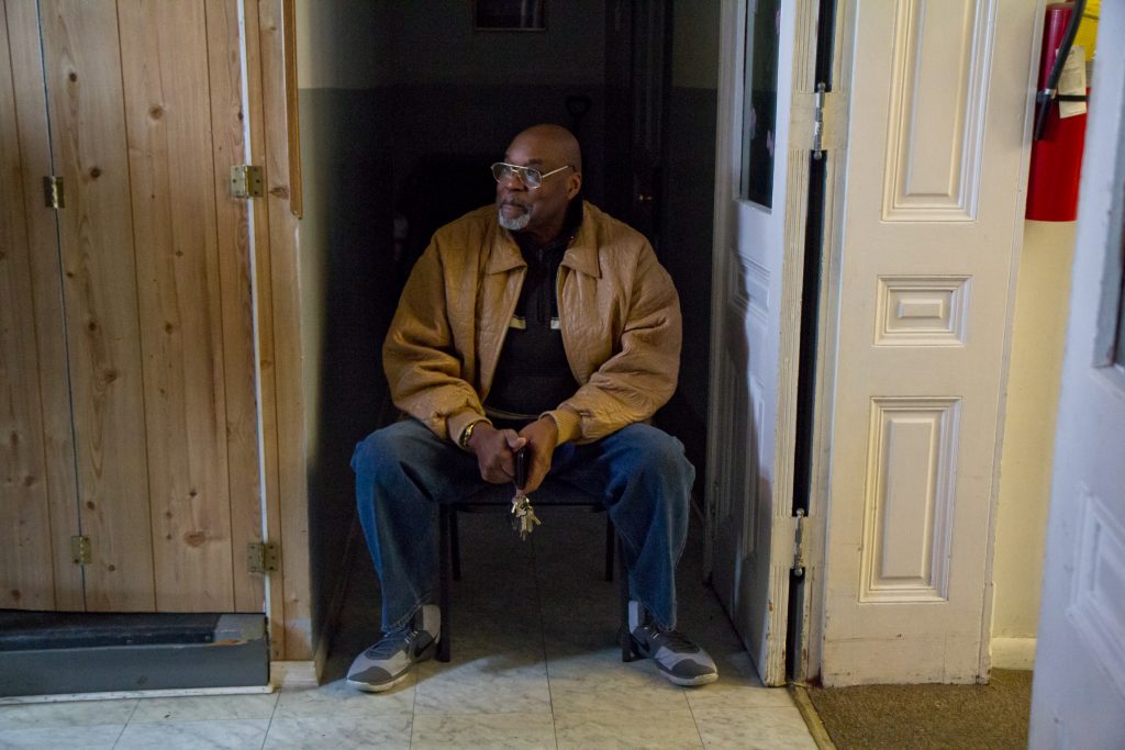 St. James Chapel Church Pastor Steven McCracken is worried about the already struggling members of his community in Reading, Pennsylvania. (Kimberly Paynter/WHYY)