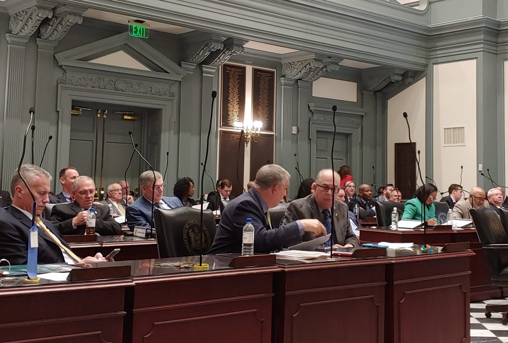 20190115_155557 Delaware legislators advance a measure allowing liquor sales at a planned basketball stadium. (Zoe Read/WHYY)