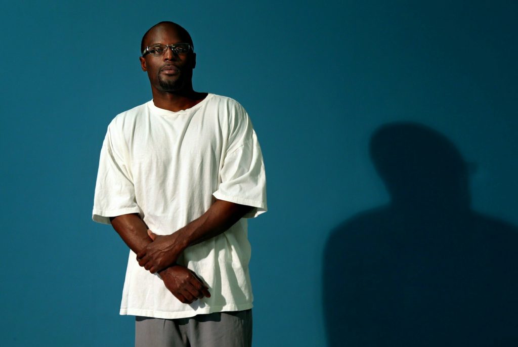 Locked Up For Life Three Years Later In this Thursday, July 10, 2014 photo, Bobby Bostic stands for a portrait in the visitation room at the Crossroads Correctional Center in Cameron, Mo., where he has served 23 years of a 241-year sentence for a 1995 robbery. At the age of 16, Bostic and a friend held up some people delivering some donated Christmas gifts to a needy St. Louis family. Bostic fired a shot that grazed one man. (Robert Cohen/St. Louis Post-Dispatch via AP)