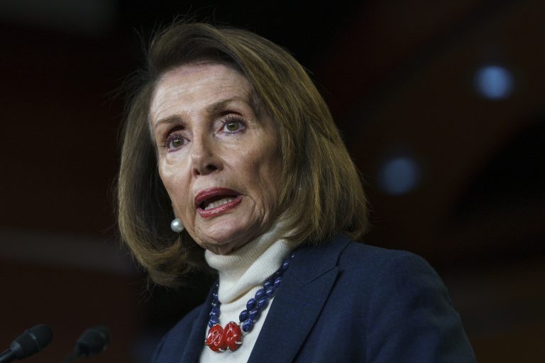 House Speaker Nancy Pelosi of Calif., speaks during a news conference on Capitol Hill in Washington, Thursday, Jan. 17, 2019. (Carolyn Kaster/AP Photo)