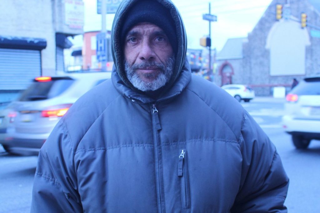 GI6S4V5DTZFKVKZXPJYLLUQMOA Eduardo Aponte shares a room with other homeless men in Kensington or sleeps on the street most nights. He's one of many Latinos who avoids homeless shelters, who the city is trying to reach. (Emma Restrepo/Philadelphia Inquirer)