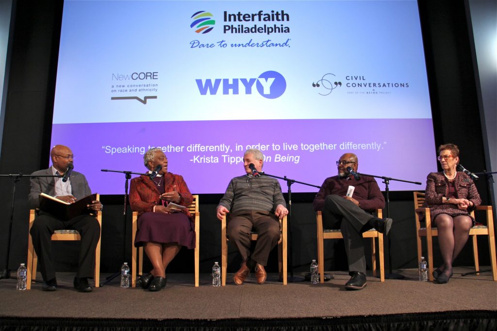 IMG_9268 Religious leaders from diverse backgrounds model civil discussion on the difficult topics of race and faith. (Emma Lee/WHYY)
