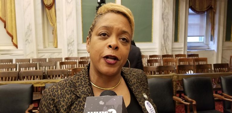 Councilwoman Cindy Bass (Tom MacDonald/WHYY)