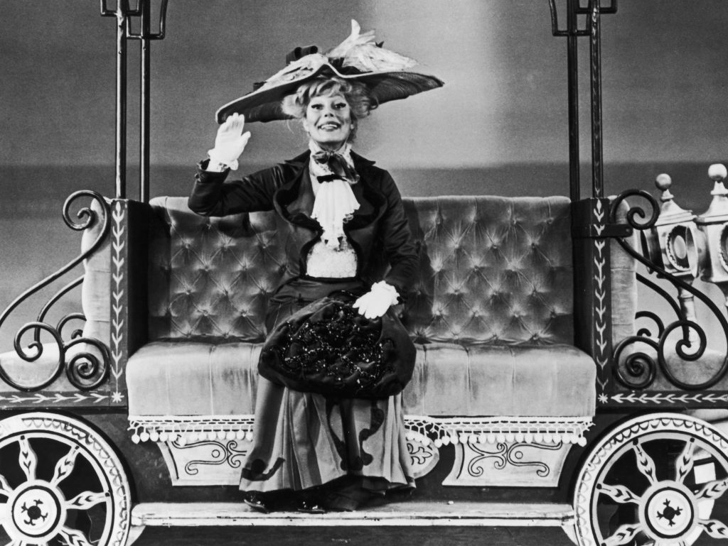 American actress and singer Carol Channing starred in the musical 