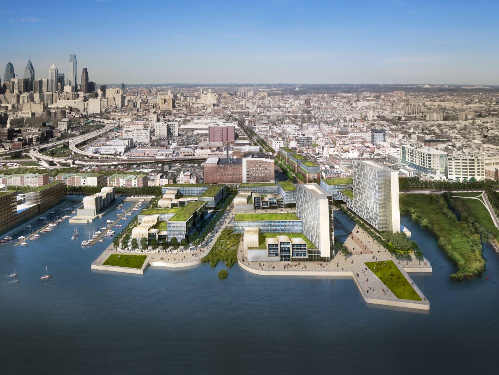 http-planphilly-com-eyesonthestreet-wp-content-uploads-2012-01-masterplancentraldelaware-rendering-jpeg.original A rendering of the Central Delaware River waterfront produced as part of the riverfront planning process. (KieranTimberlake / Brooklyn Digital Foundry)