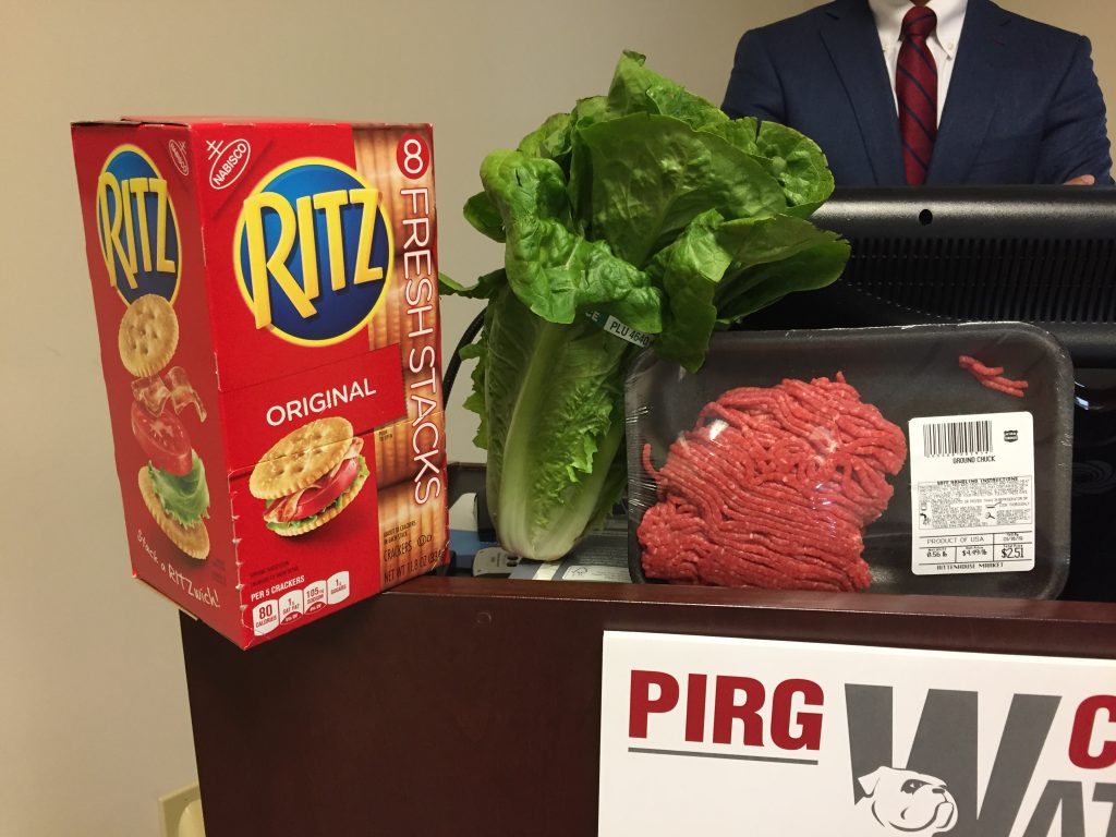 image2 Ritz crackers, romaine lettuce, and beef were all recalled in 2018. (Dana Bate/WHYY)
