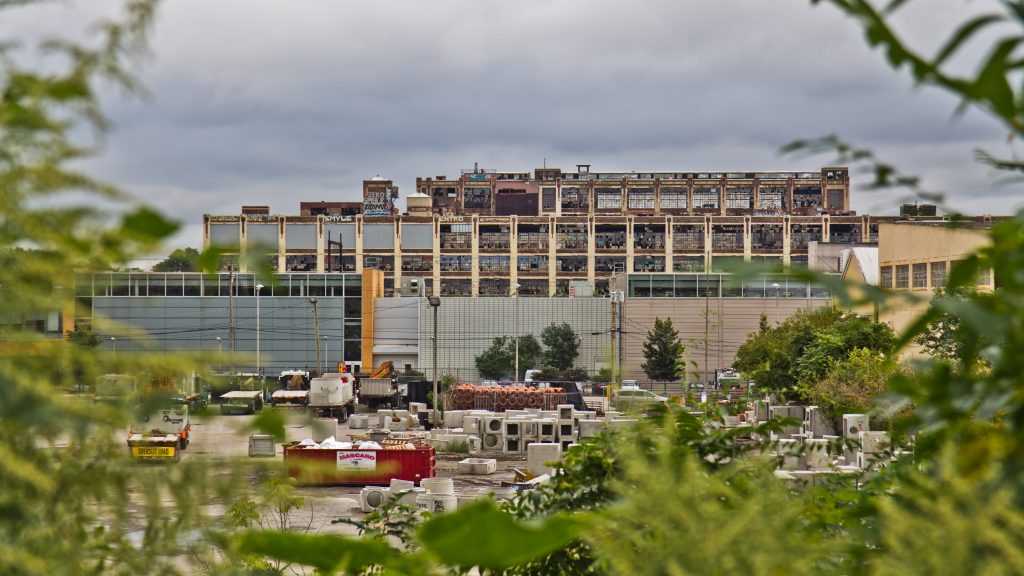 the-budd-co-plant-in-nicetown-will-hit-the-auction-block-on-oct-4.original A 26-acre slice of the hulking Budd Co. auto assembly in Nicetown has sat unused since 2003. (Kimberly Paynter/WHYY)