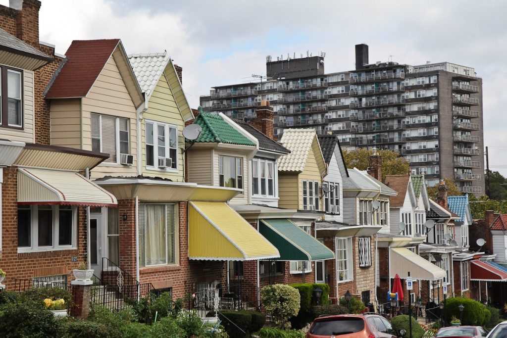 wynnefield Homes at 52nd and Diamond streets in Philadelphia's Wynnefield neighborhood.