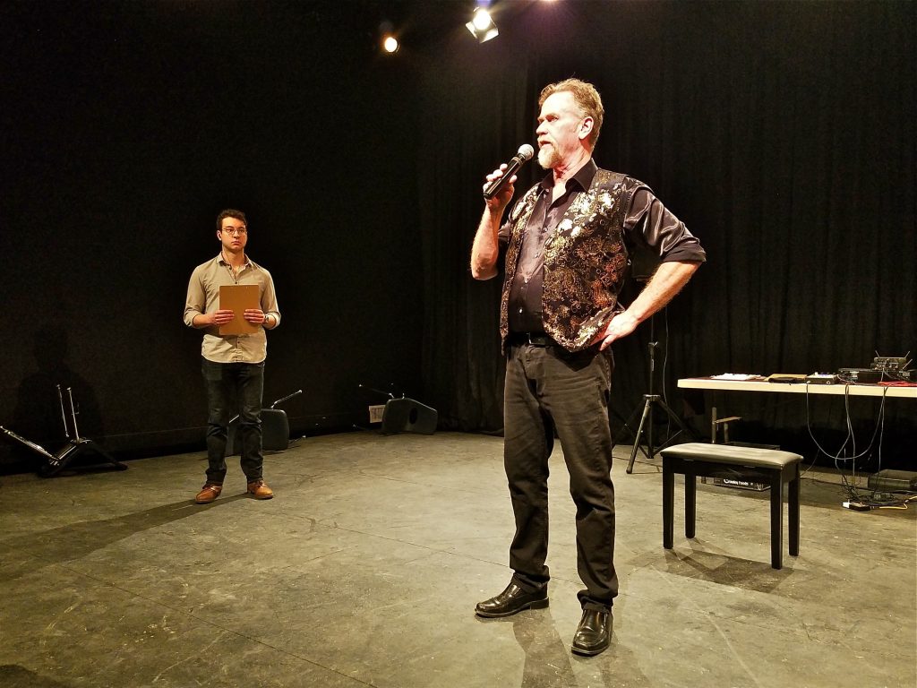 2019 02 12-p crimmins-pearce bunting adam howard-philadelphia theatre exile-an oak tree Pearce Bunting runs through a rehearsal of