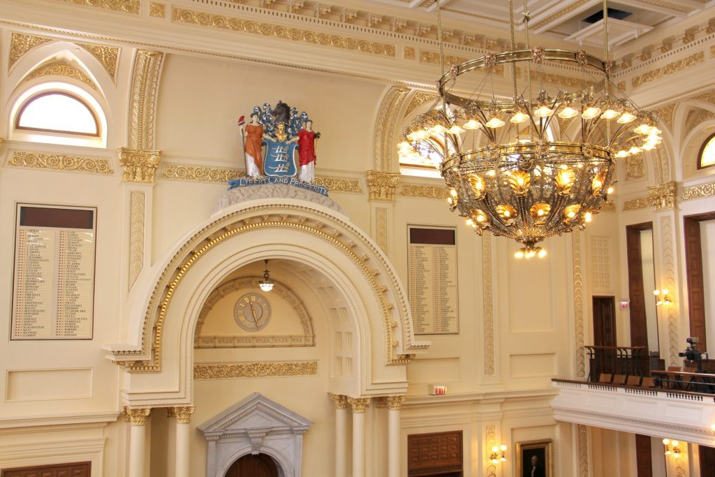 New Jersey Assembly chambers. (Emma Lee/WHYY)