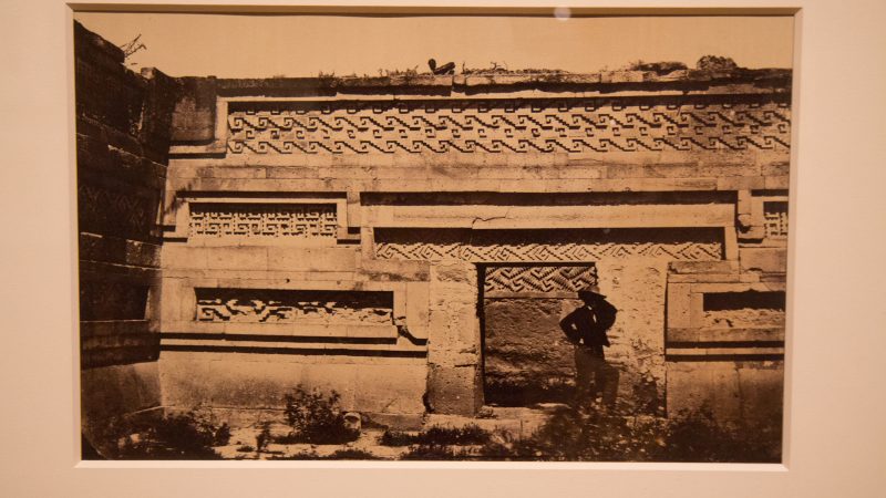 Desire Charnay’s photographs of the Grand Palace of Mitla in Mexico, 1860.  (Kimberly Paynter/WHYY)
