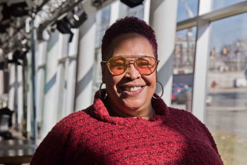 2019 02 5 kpaynter lady alma-2 (1) Lady Alma is a Philadelphia-based, house music singer whose career is restarting after an international viral video. (Kimberly Paynter/WHYY)