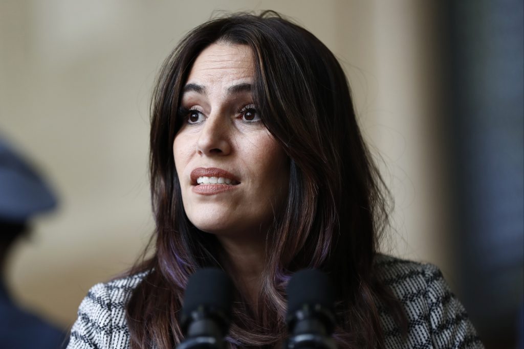 Northeast Corridor Infrastructure State Sen. Teresa Ruiz has sponsored a measure to keep the now-invalidated PARCC graduation requirements in place for juniors and seniors. (Julio Cortez/AP Photo, file)