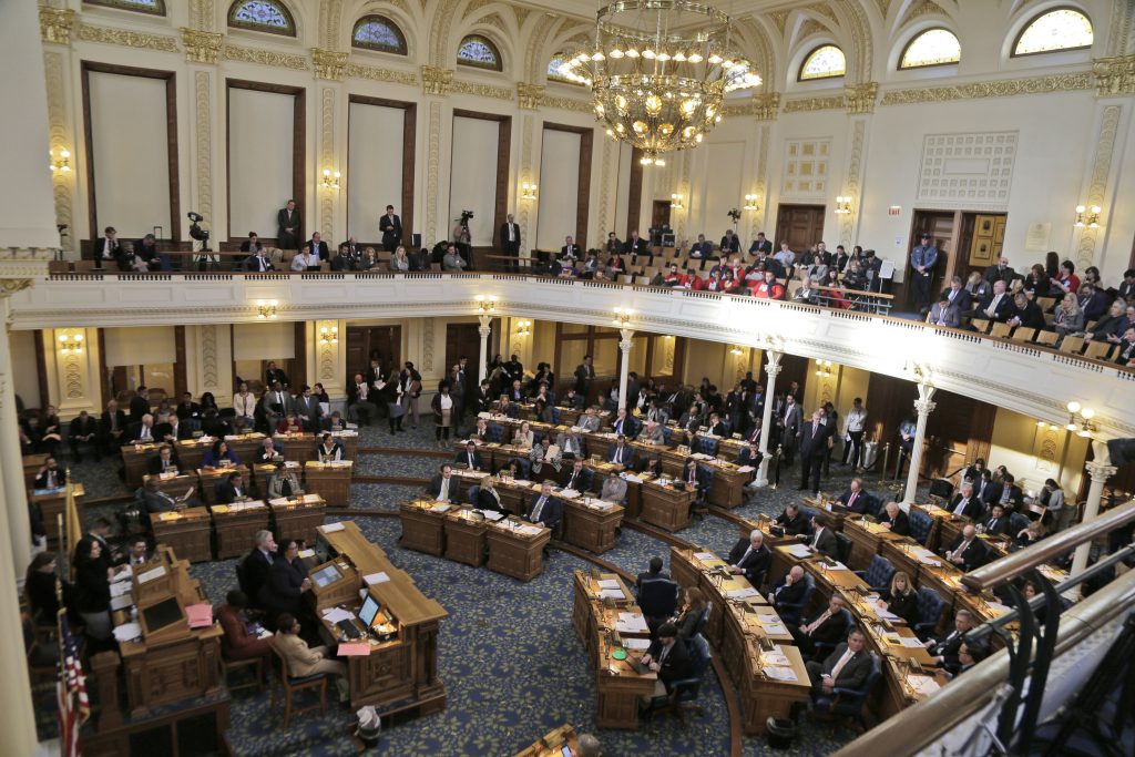 Minimum Wage An aerial view of the N.J. General Assembly