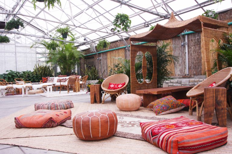 The greenhouse at the Horticulture Society in Fairmount Park. (courtesy of the Horticulture Society)