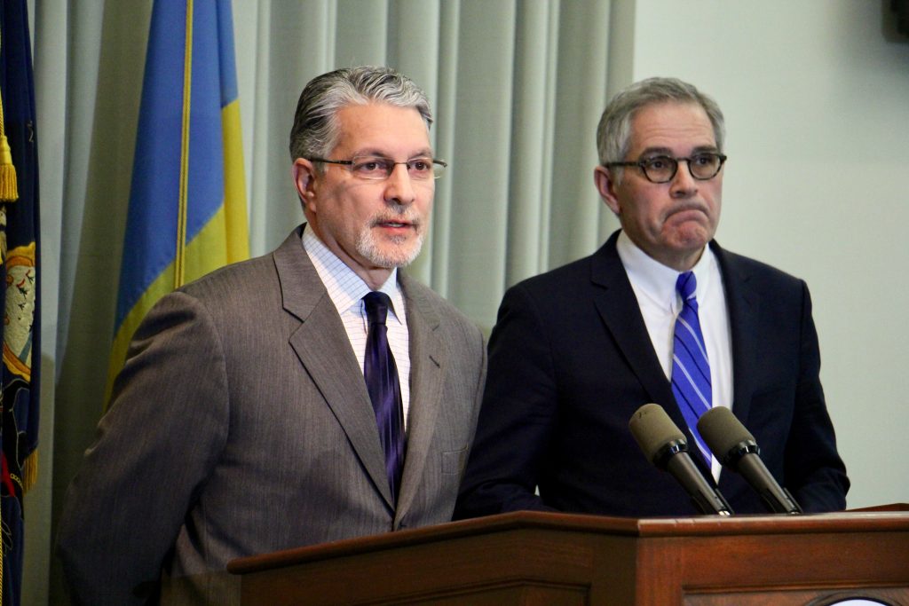 Image uploaded from iOS Anthony Voci (left) with District Attorney Larry Krasner