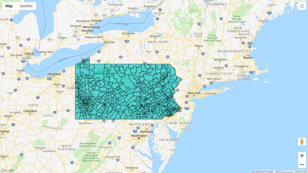 Pennsylvania-school-districts-1920×1080 Pennsylvania has 500 school districts. (Ed Mahon/PA Post)