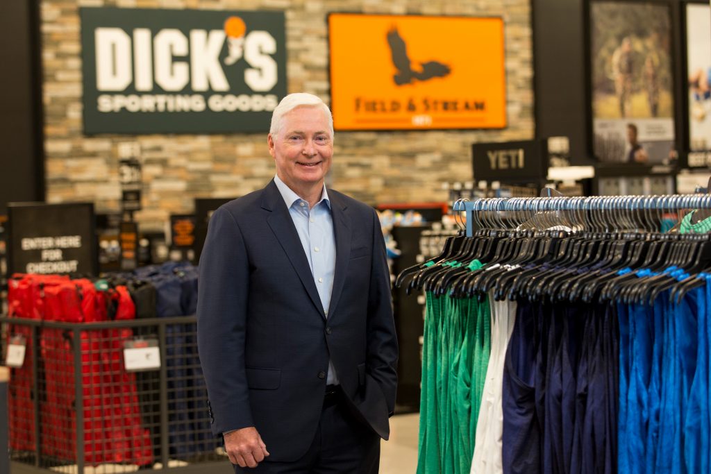 After his company’s response to the Parkland shooting, Dick’s Sporting Goods CEO Ed Stack became an unlikely corporate face of gun control. After his company's response to the Parkland shooting, Dick's Sporting Goods CEO Ed Stack became an unlikely corporate face of gun control. (Scott Dalton/Invision for DICK'S Sporting Goods/AP Images)