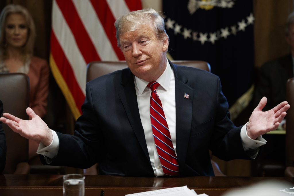 President Trump said he is not “happy” with a compromise budget deal being negotiated on Capitol Hill but said he doesn’t think there will be another shutdown. President Trump said he is not