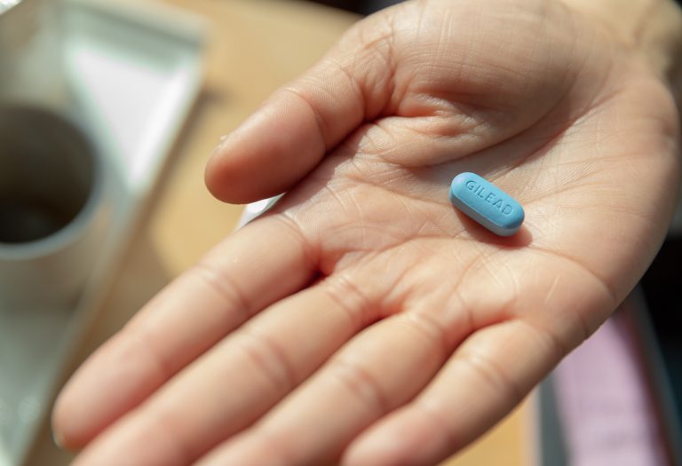 Brittany Williams, a doctoral candidate at the University of Georgia, started taking Truvada when she began dating a man living with HIV. Even though the relationship ended, she continues to take it. (Lynsey Weatherspoon for NPR)