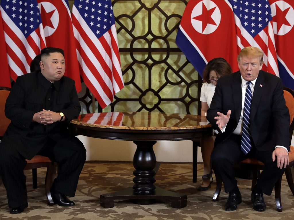 President Donald Trump meets North Korean leader Kim Jong Un, Thursday, Feb. 28, 2019, in Hanoi. No deal was reached. President Donald Trump meets North Korean leader Kim Jong Un, Thursday, Feb. 28, 2019, in Hanoi. No deal was reached. (Evan Vucci/AP)