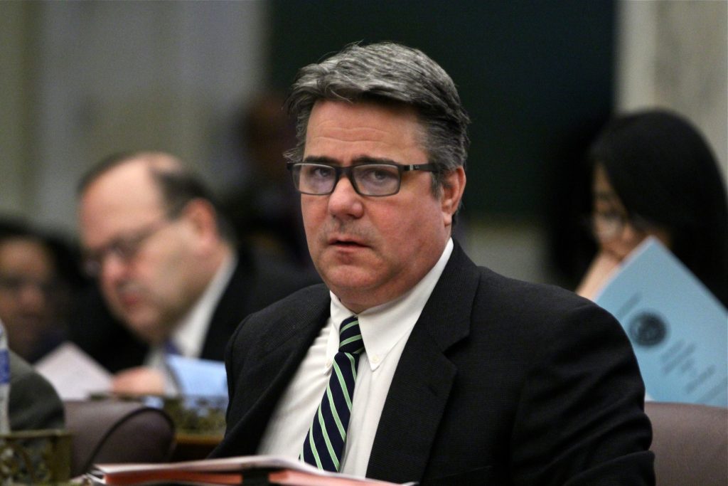 2019 03 07-bobby henon-philadelphia city council A closeup of Philadelphia City Councilmember Bobby Henon