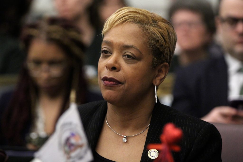 2019 03 07-e lee-cindy bass-philadelphia city council Philadelphia City Councilmember Cindy Bass. (Emma Lee/WHYY)